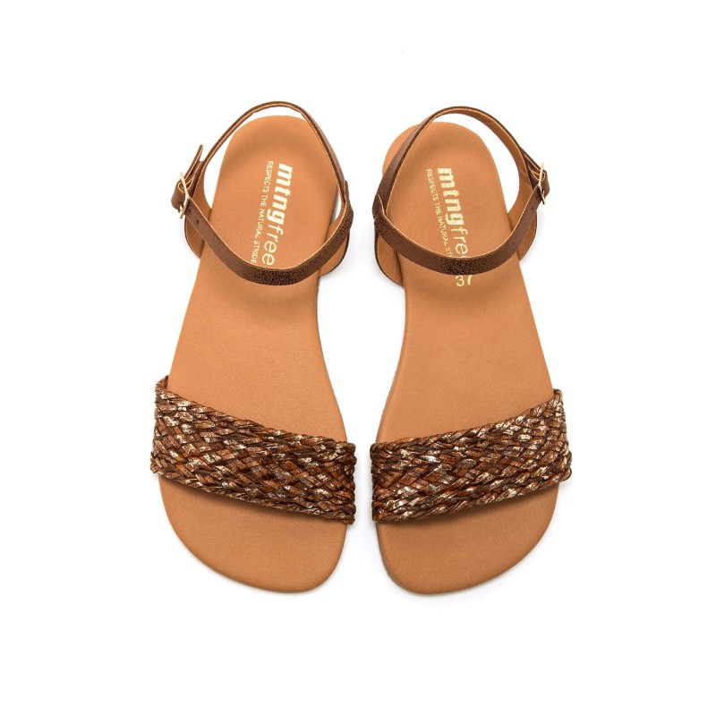 Sandalias Casual de Mujer MTNG FREE-CLEO Marron 62858