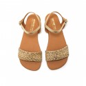 Sandalias Casual de Mujer MTNG FREE-CLEO Beige 62857