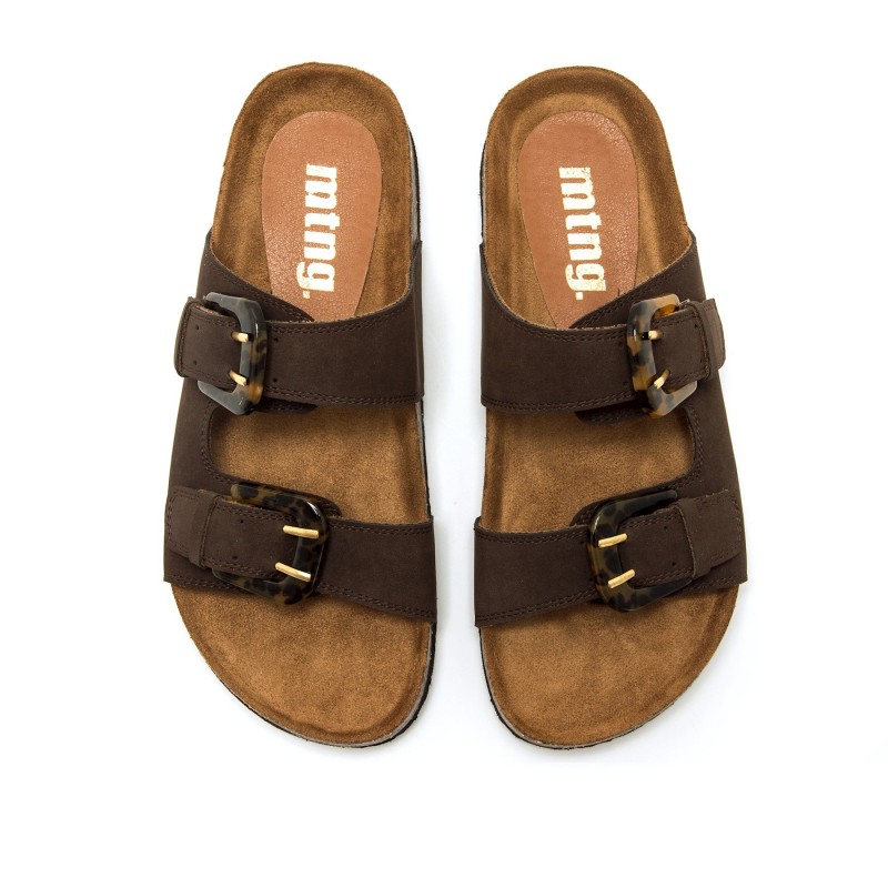 Sandalias Casual de Mujer MTNG LAZY Negro 62654