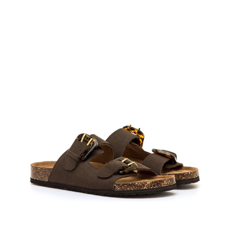 Sandalias Casual de Mujer MTNG LAZY Negro 62654