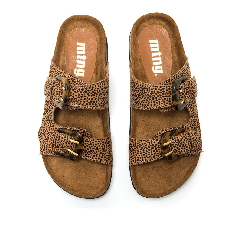 Sandalias Casual de Mujer MTNG LAZY Marron 62653