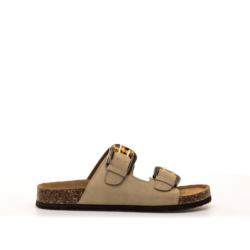 Sandalias Casual de Mujer MTNG LAZY Beige 62655