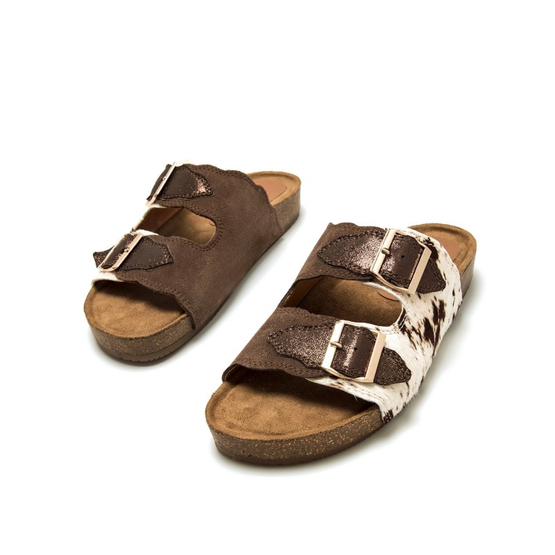 Sandalias Casual de Mujer MTNG LIN Marron 62657