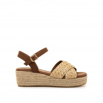 Sandalias Casual de Mujer MTNG LITA Beige 62743