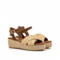 Sandalias Casual de Mujer MTNG LITA Beige 62743