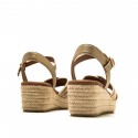 Sandalias Casual de Mujer MTNG LITA Beige 62744