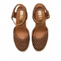 Sandalias Casual de Mujer MTNG LOUISA Marron 62690