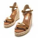Sandalias Casual de Mujer MTNG LOUISA Marron 62677