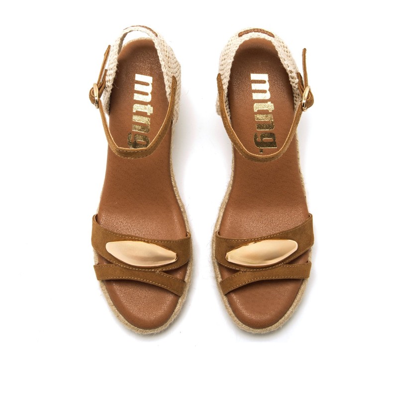 Sandalias Casual de Mujer MTNG LOUISA Marron 62677