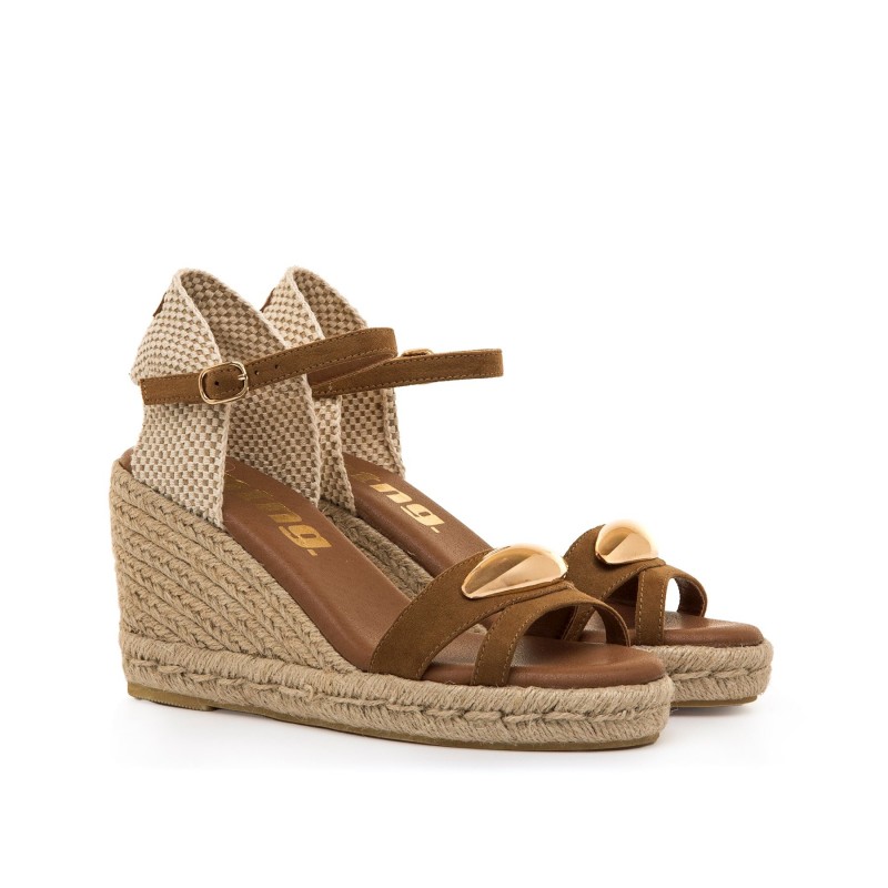 Sandalias Casual de Mujer MTNG LOUISA Marron 62677