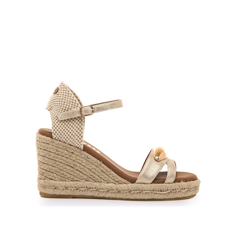 Sandalias Casual de Mujer MTNG LOUISA Oro 62676