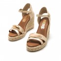 Sandalias Casual de Mujer MTNG LOUISA Oro 62676