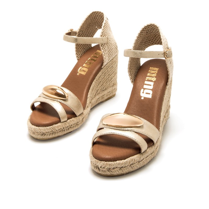 Sandalias Casual de Mujer MTNG LOUISA Oro 62676