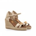 Sandalias Casual de Mujer MTNG LOUISA Oro 62676