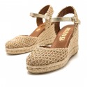 Sandalias Casual de Mujer MTNG LOUISA Oro 62689