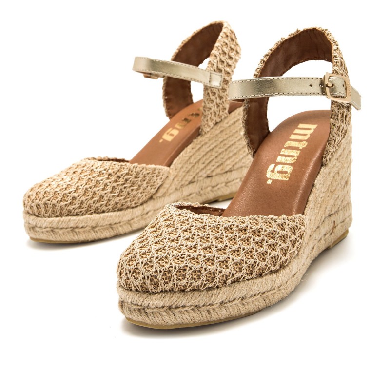 Sandalias Casual de Mujer MTNG LOUISA Oro 62689