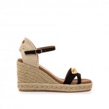 Sandalias Casual de Mujer MTNG LOUISA Negro 62678