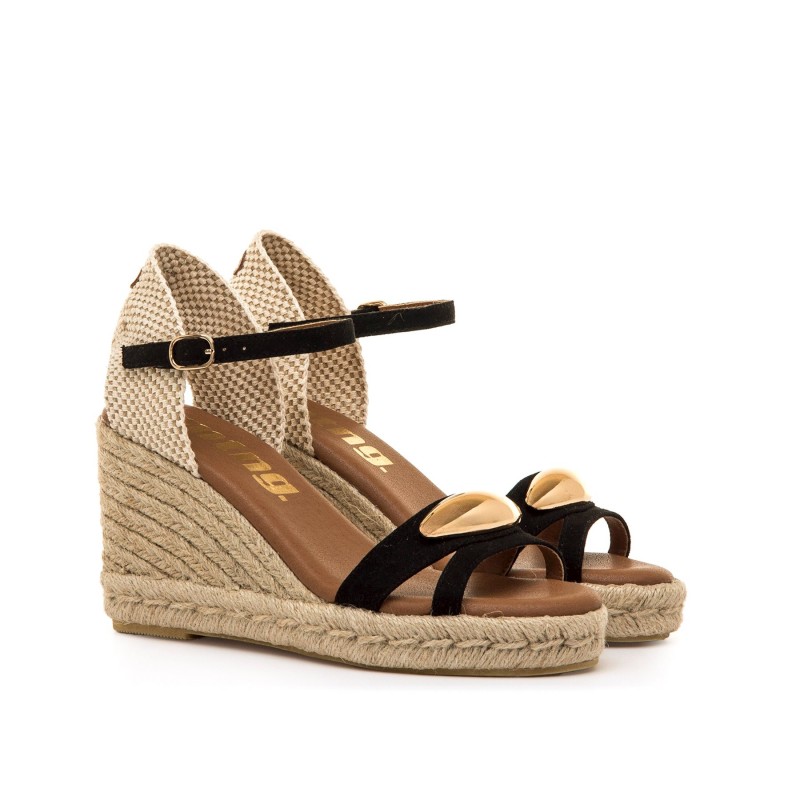 Sandalias Casual de Mujer MTNG LOUISA Negro 62678