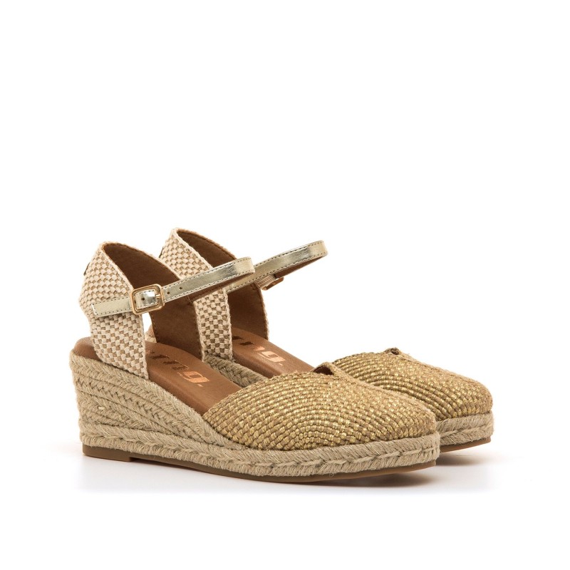 Sandalias Casual de Mujer MTNG MADA Oro 62736
