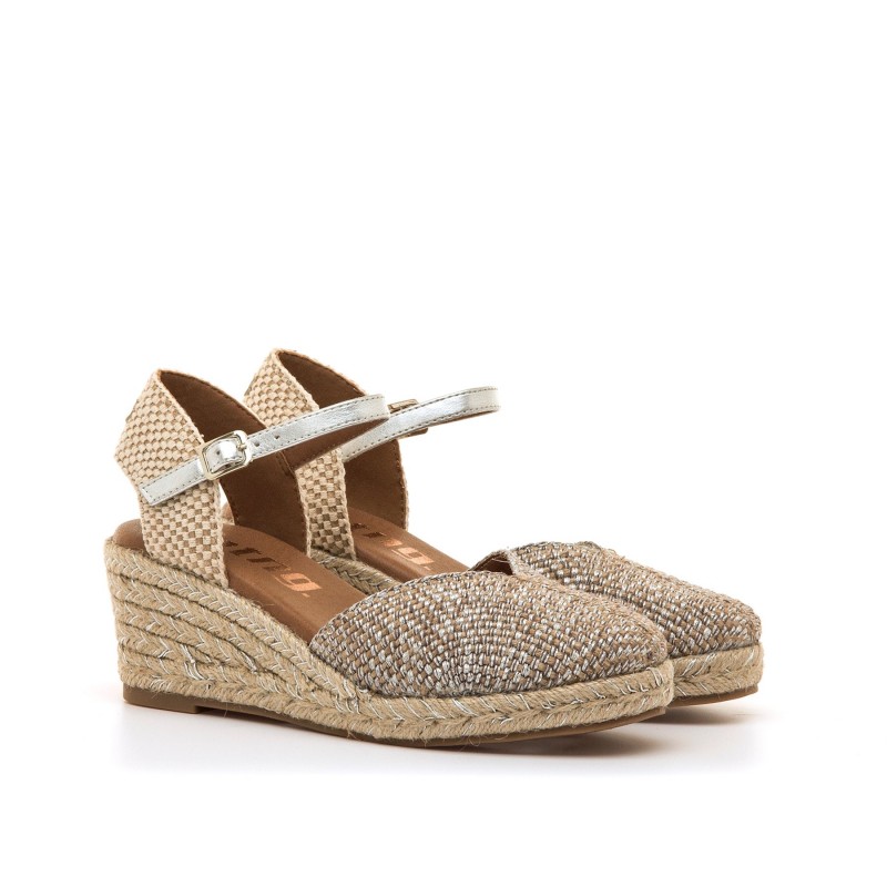 Sandalias Casual de Mujer MTNG MADA Plata 62737