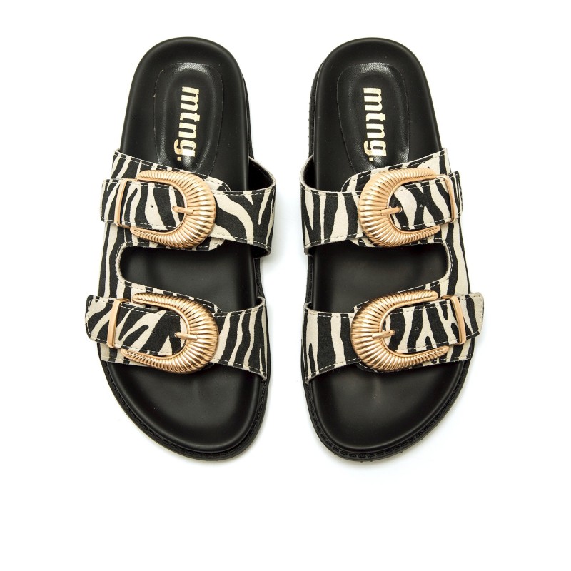 Sandalias Casual de Mujer MTNG SIA Negro 62666