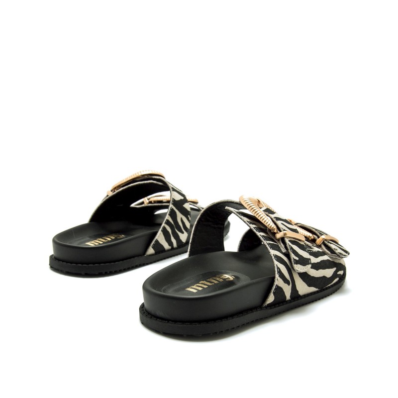 Sandalias Casual de Mujer MTNG SIA Negro 62666