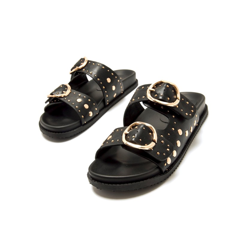 Sandalias Casual de Mujer MTNG SIA Negro 62667