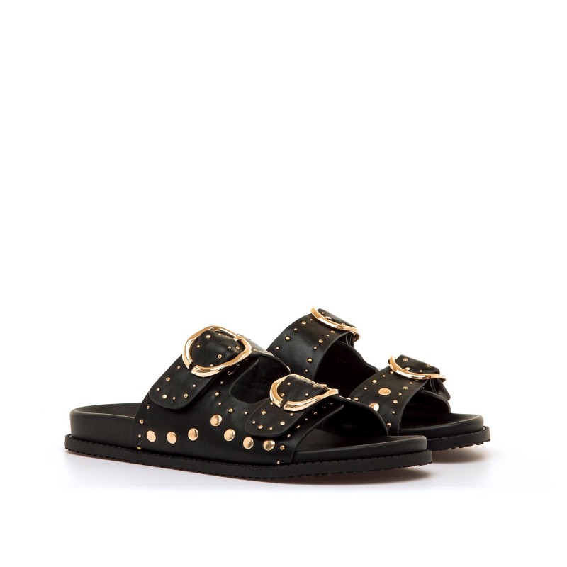 Sandalias Casual de Mujer MTNG SIA Negro 62667