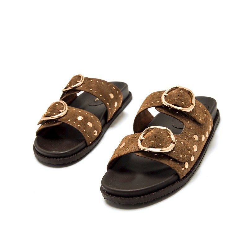 Sandalias Casual de Mujer MTNG SIA Marron 62668