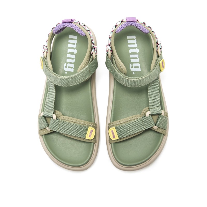 Sandalias Casual de Mujer MTNG SUNNY Verde 62751