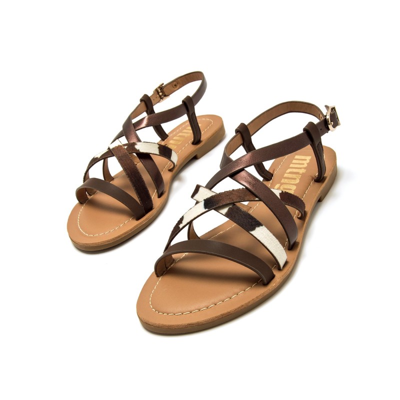Sandalias Casual de Mujer MTNG TATIANA Marron 62693