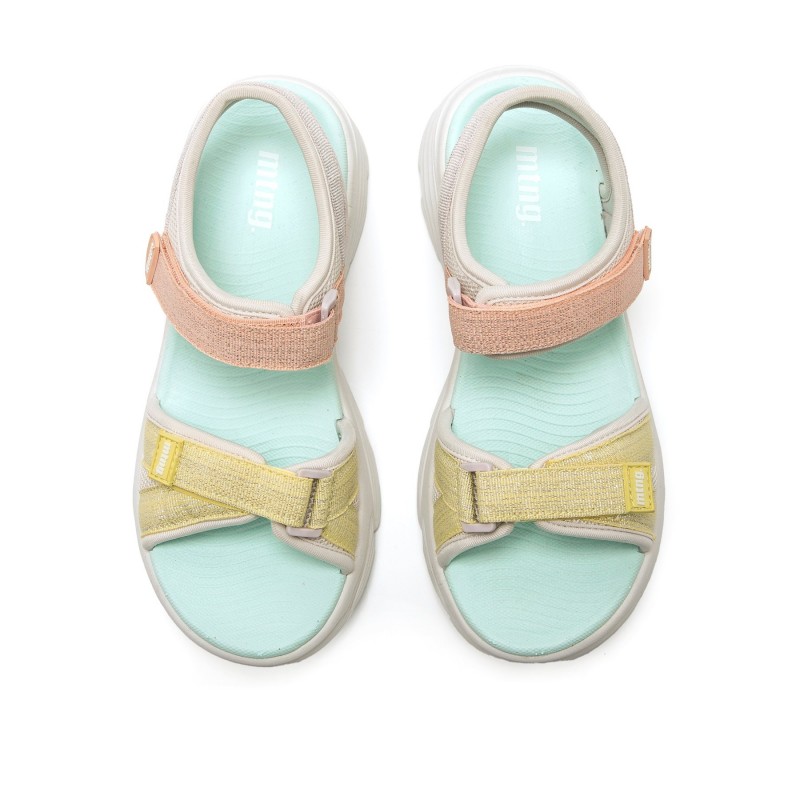 Sandalias Casual de Mujer MTNG TSUNAMI Amarillo 62764