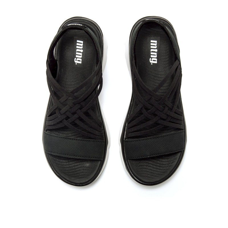Sandalias Casual de Mujer MTNG TSUNAMI Negro 62755