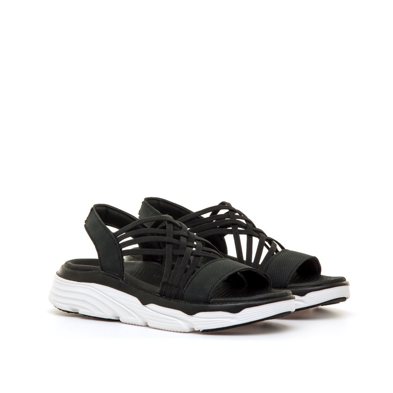 Sandalias Casual de Mujer MTNG TSUNAMI Negro 62755
