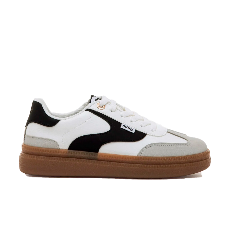 Sneakers Mujer Mustang 60956 Blanco-Negro