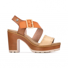 Sandalias de tacón Mujer Refresh 175208 Beig