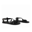 Sandalias Planas Mujer Oh My Sandals 5806 Negro