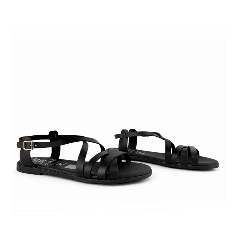 Sandalias Planas Mujer Oh My Sandals 5806 Negro