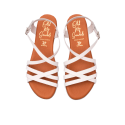 Sandalias Planas Mujer Oh My Sandals 5806 Blanco