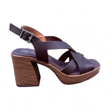 Sandalias de Tacón Mujer Oh My Sandals 5938 Marron