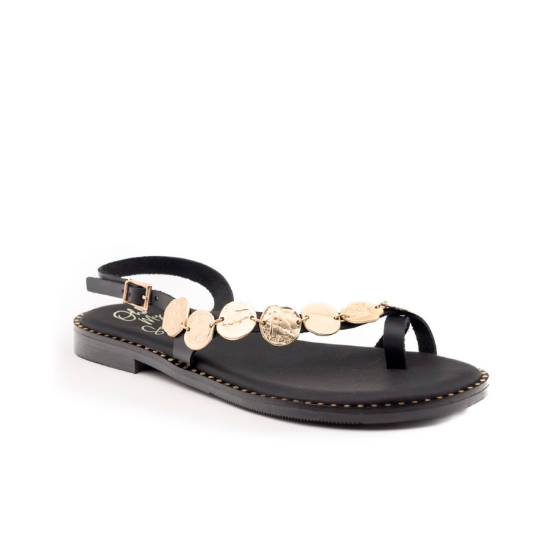 Sandalias Planas Mujer Oh My Sandals 5842 Negro