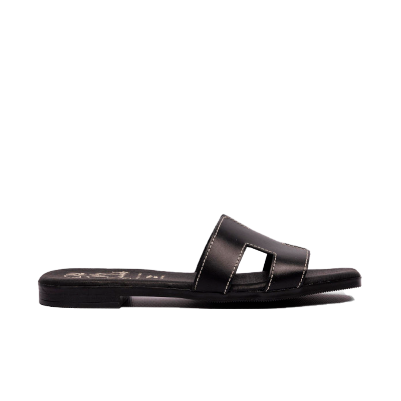 Sandalias Planas Mujer Oh My Sandals 5810 Negro