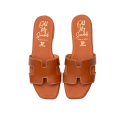 Sandalias Planas Mujer Oh My Sandals 5810 Cuero
