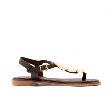Sandalias Planas Mujer Oh My Sandals 5848 Marron