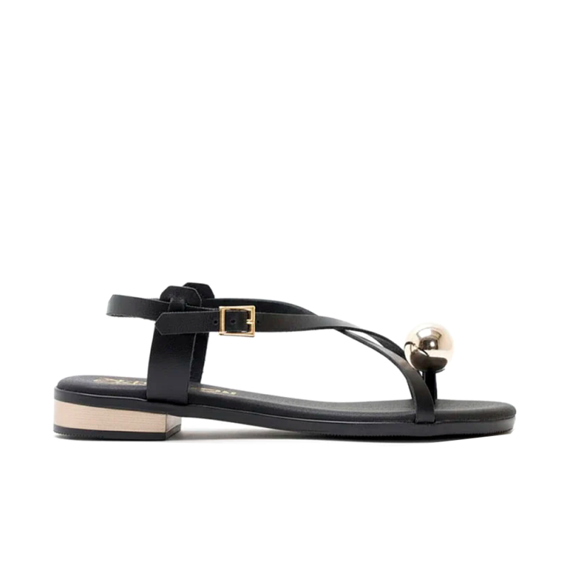 Sandalias Planas Mujer Oh My Sandals 5863 Negro