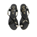 Sandalias Planas Mujer Oh My Sandals 5863 Negro