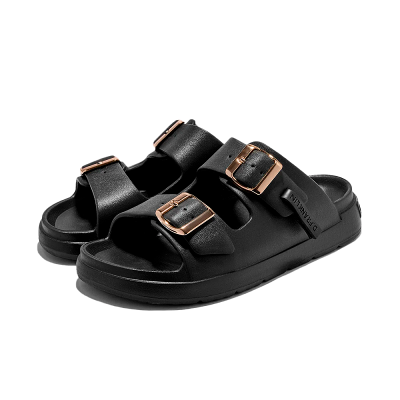 Sandalias Planas Mujer D.franklin Dfsh413001 Negro