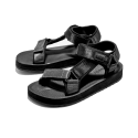 Sandalias Planas Mujer D.franklin Dfsh361015 Negro