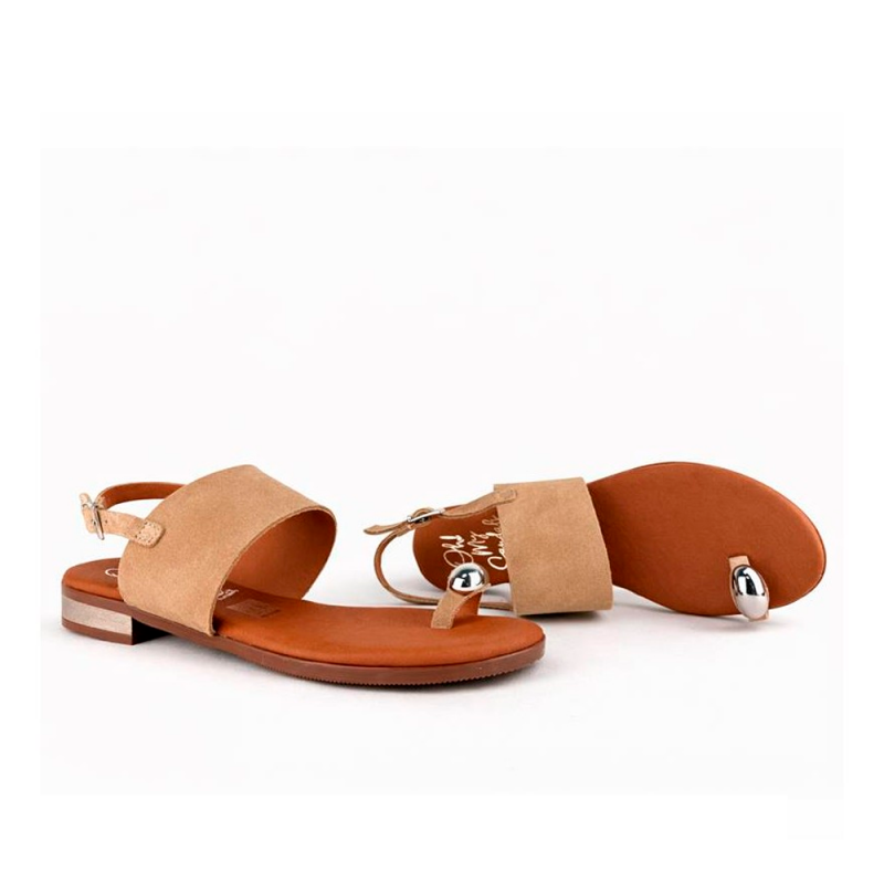 Sandalias Planas Mujer Oh My Sandals 5862 Arena