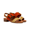 Sandalias de Tacón Mujer Mustang 55929 Kaki